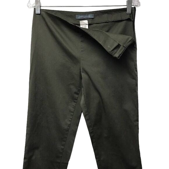 Sandro Ferrone Roma Pants Womens Italy 44 US 10 Green - Picture 4 of 7